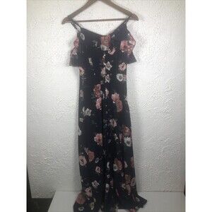 Altar'd State Womens Dress Small Maxi Adjustable Straps whimsigoth fairy grunge